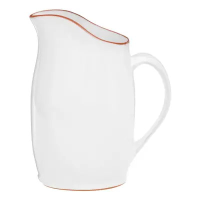 Premier Housewares Calisto White Glazed Terracotta Pitcher