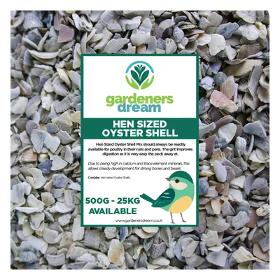 GardenersDream Hen Sized Oyster Shell (25kg)