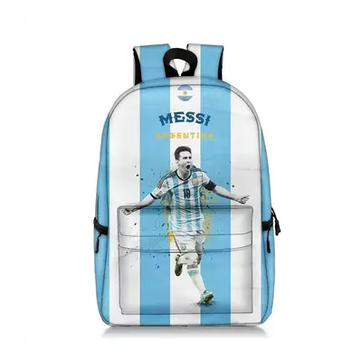 (Style B) Argentina Messi Backpack School France Mbappe Bag Football Kit