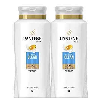 Pantene Shampoo and Conditioner in Pro-V Classic Clean 25.4 Fl Oz Pack of