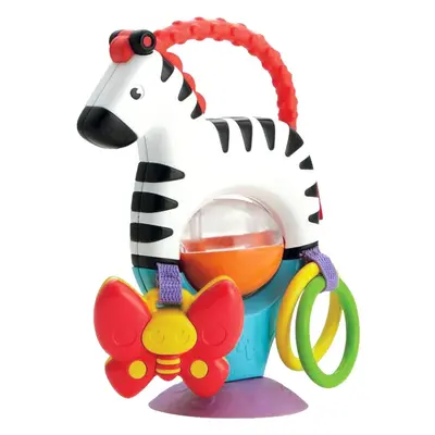 Fisher-Price Activity Zebra, New-born Sensory Toy with Suction Base with Colours