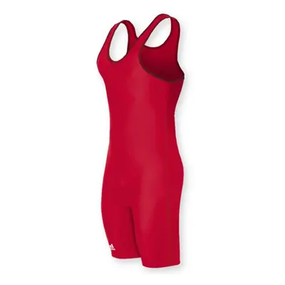 adidas aS101s Lycra Solid Wrestling Singlet - RED