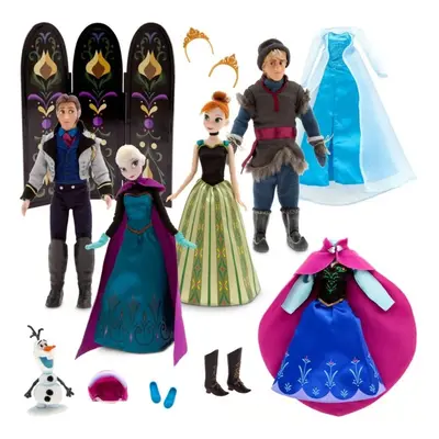 Disney Frozen Deluxe Doll Gift Set Elsa Anna Hans Kristoff