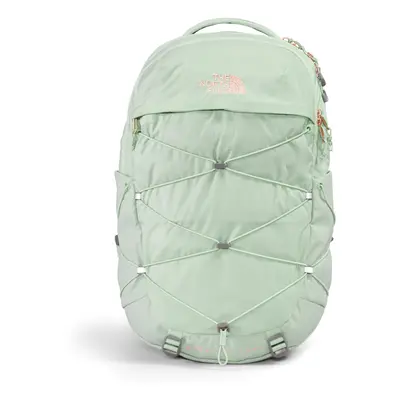 THE NORTH FACE Womens Borealis Luxe Commuter Laptop Backpack Misty SageBurnt Coral Metallic One 