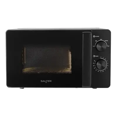 Salter EK5652MBLK Kuro L W Solo Microwave Oven with cm Rotating Turntable, Power Levels & Defros