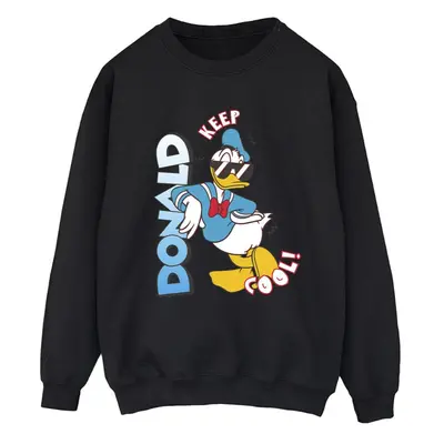 (M, Black) Disney Womens/Ladies Donald Duck Cool Sweatshirt