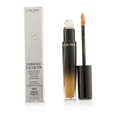 Lancome L'Absolu Lacquer Lipstick 8ml - Gold For It