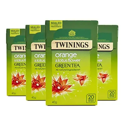 Green Tea, Orange & Lotus Flower Tea Bags (Multipack of x Tea Bags)