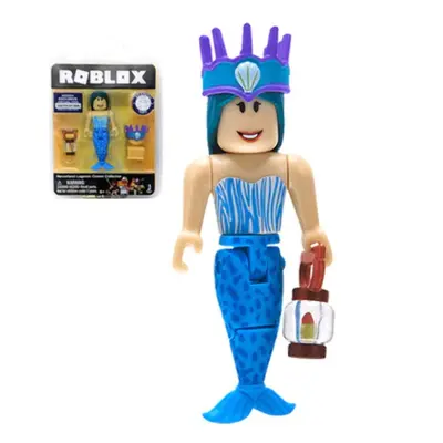 Roblox Gold Collection Neverland Lagoon: Crown Collector Mermaid Single Figure Pack with Exclusi