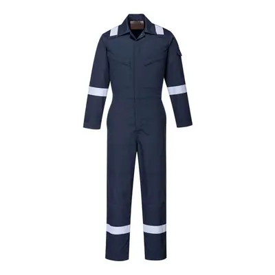 (L R, Navy) Portwest Womens/Ladies Bizflame Plus Overalls