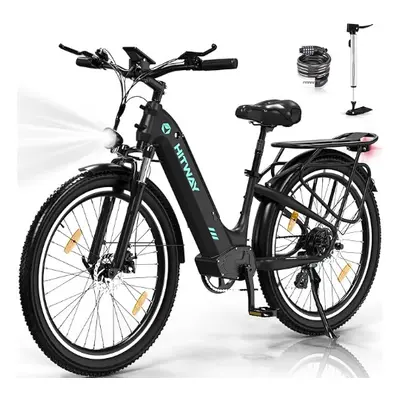 HITWAY Bk16 26x3.0 Electric Bike,,250W City Cruiser E bike