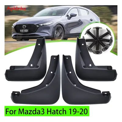 Apktnka 4x Mudflaps For Mazda Mazda3 BP 2020 2022 Hatchback Mud Flaps Splash Guards Mudguards Fr