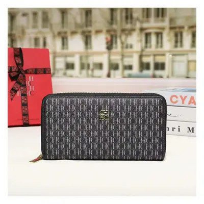 (Light Grey) Luxury Brand Spring Fashion Women's Storage Wallet Cartoon Jacquard PU Long Capacit