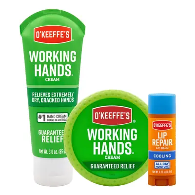 O'Keeffe's OKeeffes Working Hands & Lip Repair Variety Pack