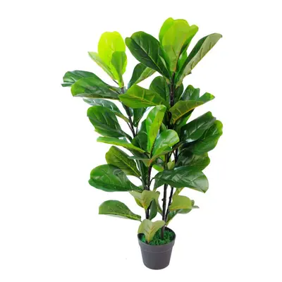 90cm Leaf Design UK Artificial Realistic Plant Fiddle Fig Tree