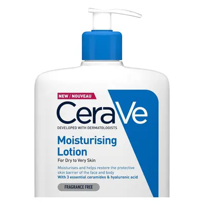 CeraVe Moisturising Lotion | 1L| Daily Face & Body Moisturiser for Dry to Very Dry Skin