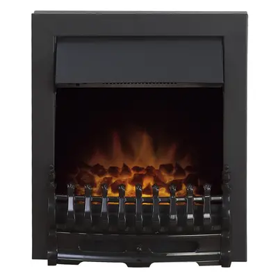 Adam Blenheim Electric Fire in Black