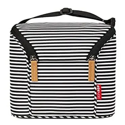 Skip Hop Double Bottle Bag, Black/White