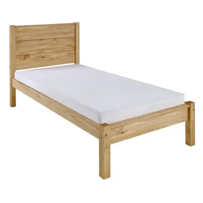 (3ft Single) Waxed Pine Wooden Bed Frame, Barton 3ft, 4ft6, 5ft