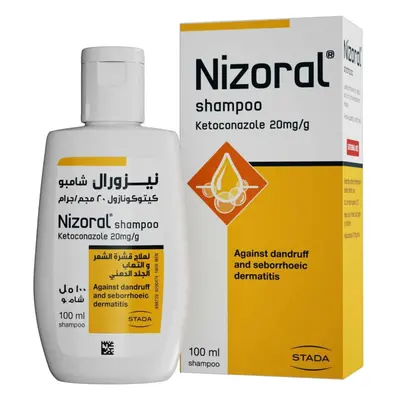 Nizoral Ketoconazole Anti-Dandruff Treatment Shampoo 100ml Pack Of |Works from the First Wash|Re