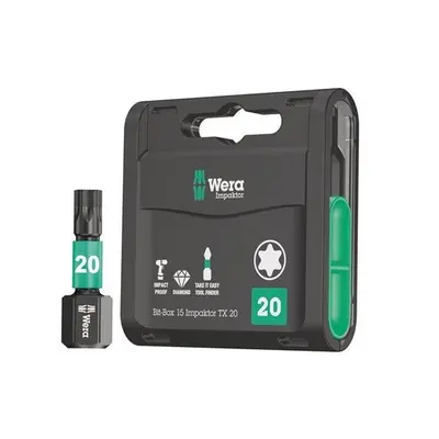 Wera WER057772 Bit-Box Impaktor TX20 x 25mm Piece