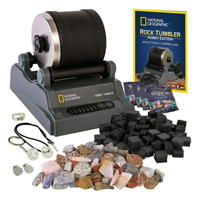 National Geographic Hobby Rock Polisher Tumbler Kit