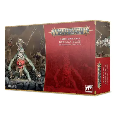 Games Workshop - Warhammer Age of Sigmar - Orruk Warclans: Breaka-Boss On Mirebrute Troggoth