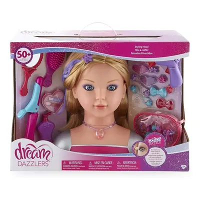 Dream Dazzlers Color Dazzle Styling Head- Blonde by Toys