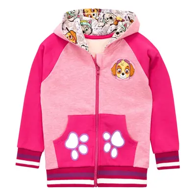 Paw Patrol Hoodie | Skye Girls Hoodies | Glitter Zip up Sweatshirt for