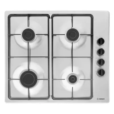 Bosch Serie PBP6B5B60 58cm Gas Hob - Stainless Steel