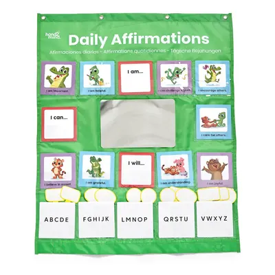 Daily Affirmations Pocket Chart, Mindful Affirmation Cards, Positive Affirmations for Kids, Pock