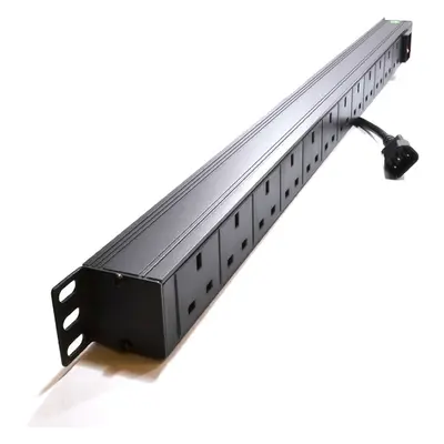 kenable Power Distribution Unit Way UK Vertical Rack Mount PDU C14 Plug