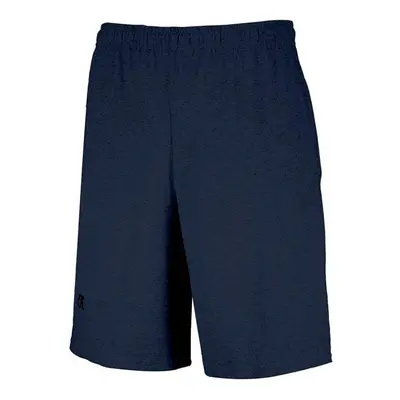 Russell 25843M.YP1.2XL Adult Basic Cotton Pocket Shorts, Navy - 2XL