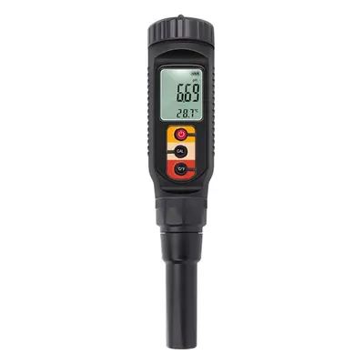 (black) Food Ph Meter 0.00~14.00ph Professional Temp Ph Tester High Accuracy Sensor Soil Acidity