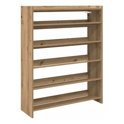 (artisan oak, cm/ cm) vidaXL Shoe Rack Shoe Cabinet Shoe Storage Shelf Hall Cupboard Engineered 