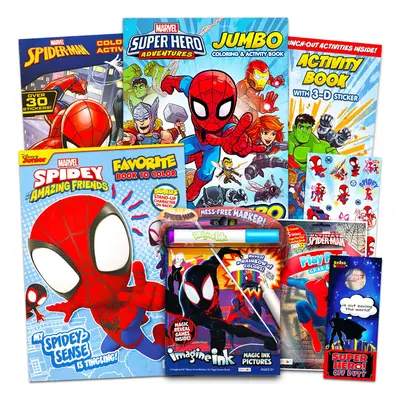 Marvel Spiderman Coloring Books Bulk for Kids - Spiderman Coloring Art