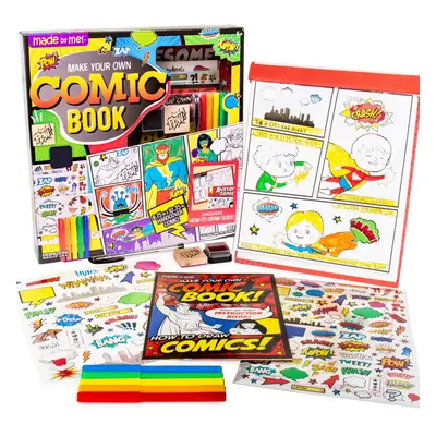 Made By Me Make Your Own Comic Book Storytelling Kit for Kids 15-Page