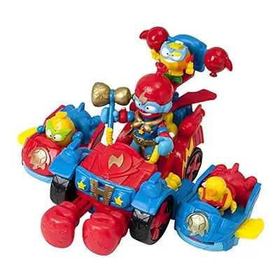 SUPERTHINGS Balloon Boxer â Large vehicle plus two attachable vehicles, SuperThings and exclus