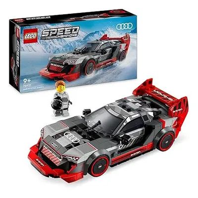 LEGO Speed Champions Audi S1 e-tron quattro Race Car Toy Vehicle, Buildable Model Set , Playable