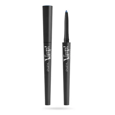 Pupa Milano Vamp! Waterproof Eye Pencil Eccentric Blue - Rich Cream Liner Pencil to Make Eyes Po