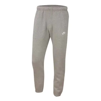 Nike Men's Club Open-Hemmed Pants Gray | Gray | White 2XL