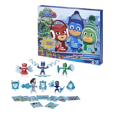 PJ Masks Kids Advent Calendar Daily Surprise Toys Including Action Figures Accessories and Stick