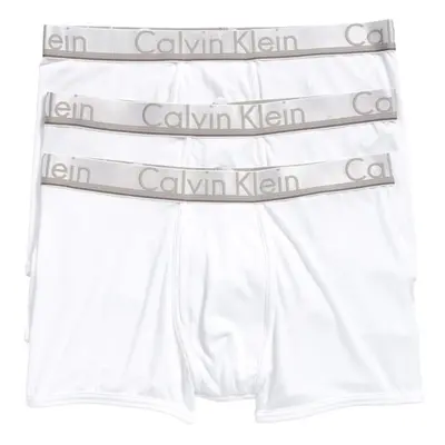 Calvin Klein Men's Comfort Micro Multipack Trunks White/White/White