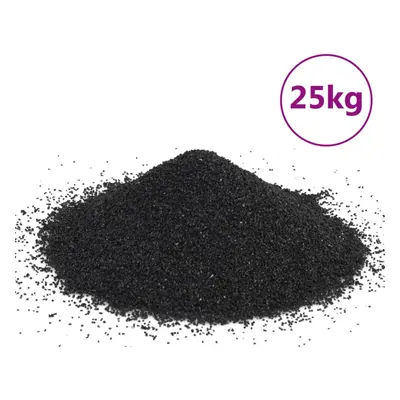 vidaXL Aquarium Sand Natural River Sand Substrate Aquarium Gravel kg Black