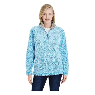 Ladies Epic Sherpa Zip - OATMEAL HEATHER - S(D0102H762UX)