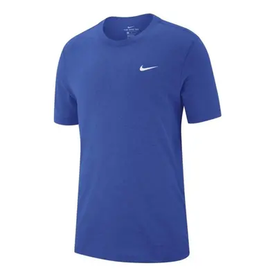 Nike Men's Dry Tee Drifit Cotton Crew Solid Game Royal/White Medium