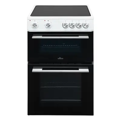 Willow 68L Electric Cooker, Twin Cavity Ceramic Hob WT60CCW