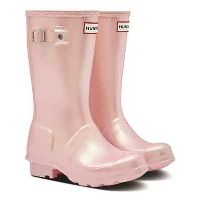 (12 UK Child, Bella) Hunter Childrens/Kids Original Pearlised Wellington Boots