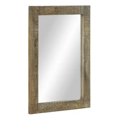 vidaXL Bathroom Mirror 50x2.5x70 cm Solid Wood Mango mirror vanity mirror