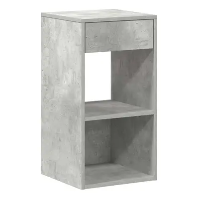 (concrete grey, pcs) vidaXL Bedside Cabinet with Drawer Old Wood 35x34x66.5 cm bedside table